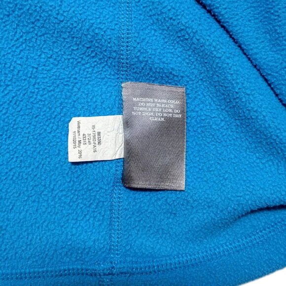 REI Co-op Women’s L Blue 1/4 Zip Fleece Pullover Sweater Hiking Outdoor - Picture 8 of 10